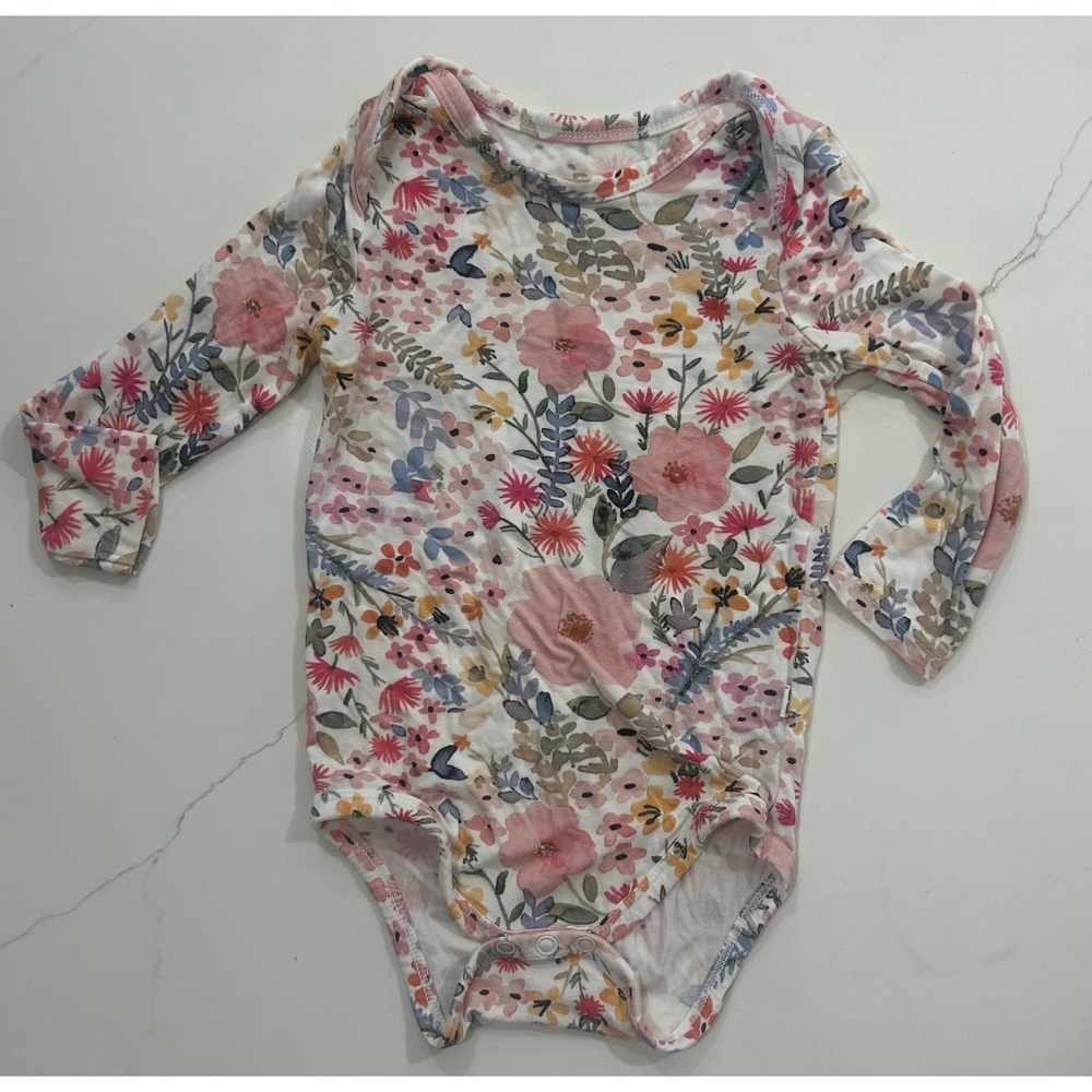 Little Sleepies Play Baby Bamboo Floral Summer Outfit 6-12 Months